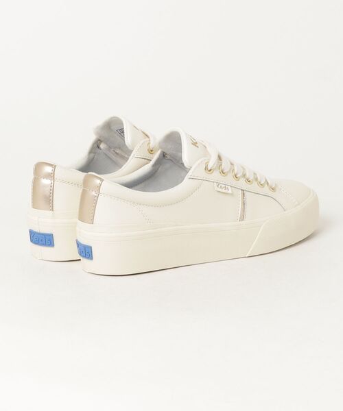 Keds(ケッズ)の「Keds ケッズ ジャンプ キック デュオ レザー メタリック ポップス ナチュラルホワイト(スニーカー・レディース・オフホワイト・22.5cm/23.0cm/23.5cm/24.0cm/24.5cm/25.0cm)」の8枚目の写真