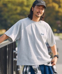 【UNNOTICEシリーズ】ファンクショナルファブリック ヘビーワッフル ラグランスリーブ 半袖Tシャツ / 抗菌防臭・UVカット【THE CRAFT CREW PRODUCTS】