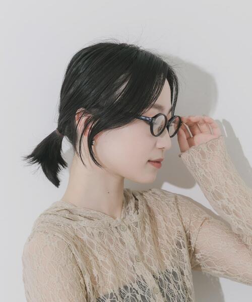 SMELLY（スメリー）の「オーバルスリムダテメガネ（メガネ・レディース・ブラック/ブラウン系その他・-）」の16枚目の写真