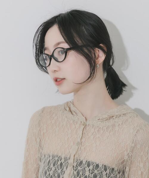 SMELLY（スメリー）の「オーバルスリムダテメガネ（メガネ・レディース・ブラック/ブラウン系その他・-）」の17枚目の写真