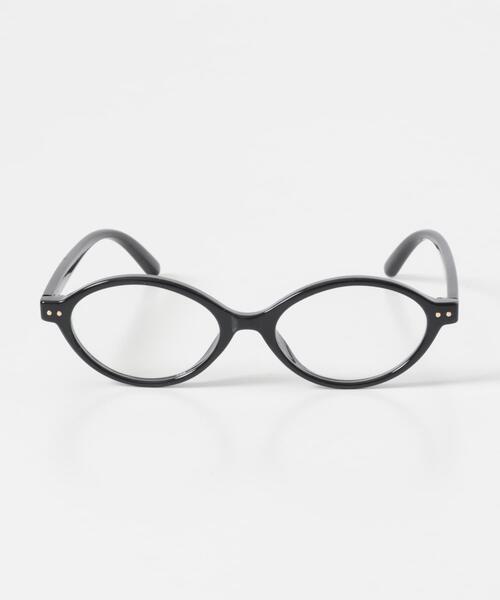 SMELLY（スメリー）の「オーバルスリムダテメガネ（メガネ・レディース・ブラック/ブラウン系その他・-）」の5枚目の写真