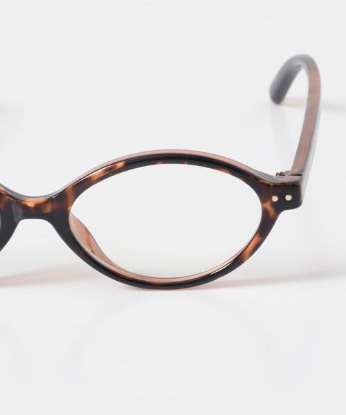 SMELLY（スメリー）の「オーバルスリムダテメガネ（メガネ・レディース・ブラック/ブラウン系その他・-）」の15枚目の写真
