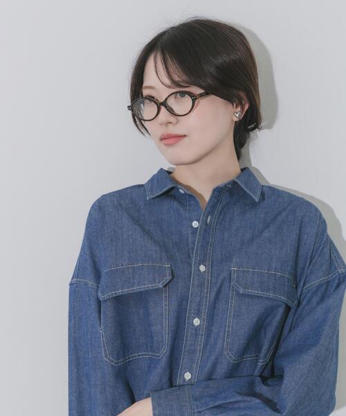 SMELLY(スメリー)の「オーバルスリムダテメガネ(メガネ・レディース・ブラック/ブラウン系その他・-)」の18枚目の写真