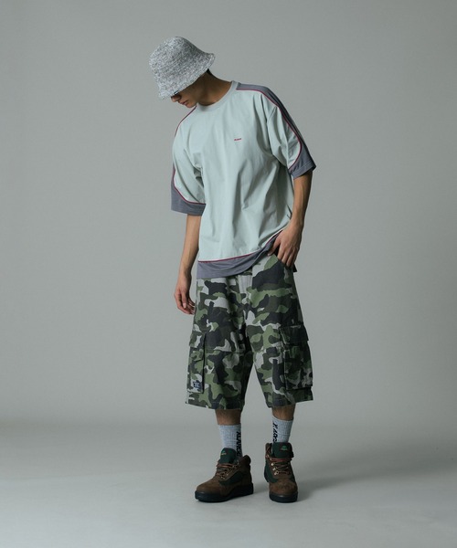 XLARGE(エクストララージ)の「CARGO SHORT PANTS(カーゴパンツ・メンズ・オリーブ/カモフラージュ/ブラック・34inch/36inch/32inch/30inch)」の6枚目の写真