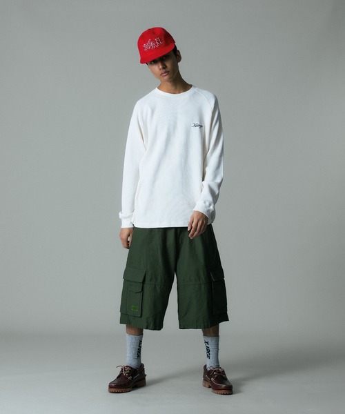 XLARGE(エクストララージ)の「CARGO SHORT PANTS(カーゴパンツ・メンズ・オリーブ/カモフラージュ/ブラック・34inch/36inch/32inch/30inch)」の7枚目の写真