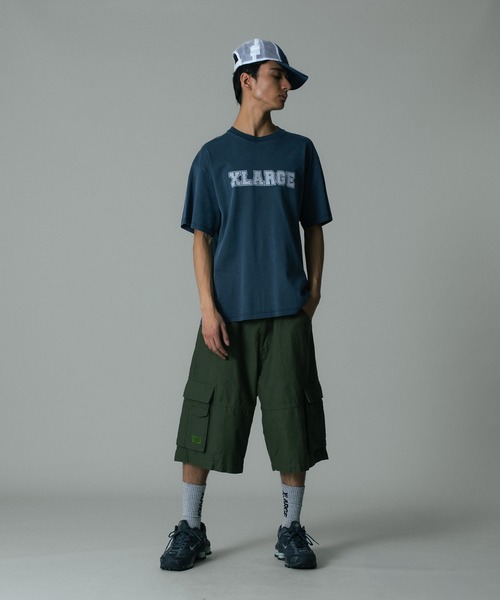 XLARGE(エクストララージ)の「CARGO SHORT PANTS(カーゴパンツ・メンズ・オリーブ/カモフラージュ/ブラック・34inch/36inch/32inch/30inch)」の8枚目の写真