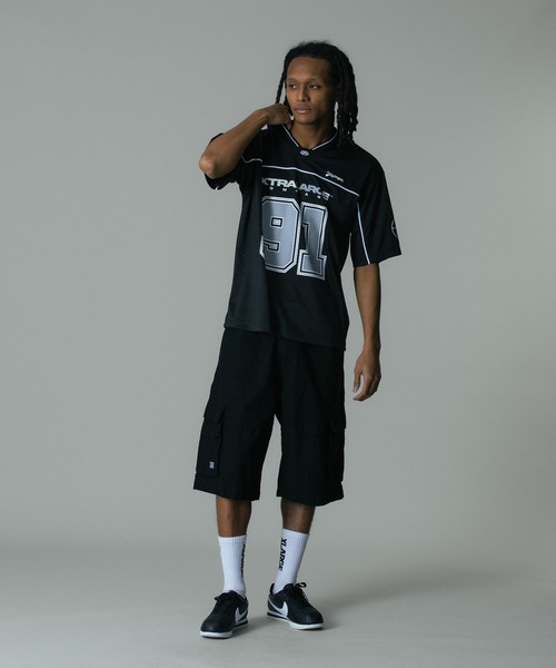XLARGE(エクストララージ)の「CARGO SHORT PANTS(カーゴパンツ・メンズ・オリーブ/カモフラージュ/ブラック・34inch/36inch/32inch/30inch)」の12枚目の写真