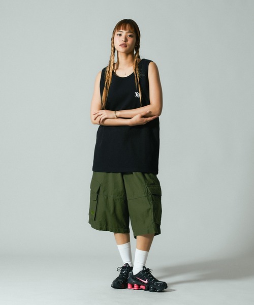 XLARGE(エクストララージ)の「CARGO SHORT PANTS(カーゴパンツ・メンズ・オリーブ/カモフラージュ/ブラック・34inch/36inch/32inch/30inch)」の7枚目の写真