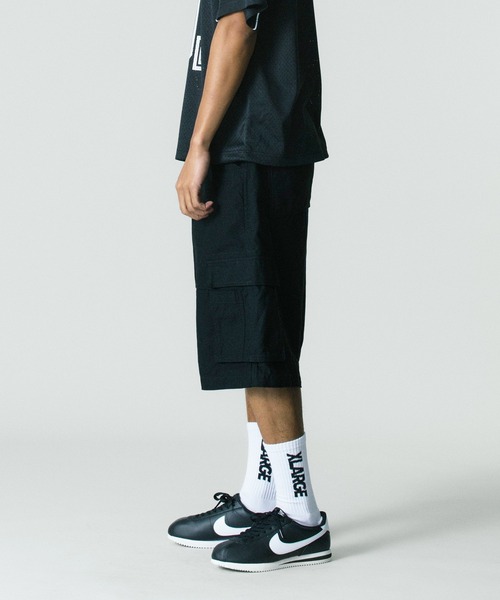 XLARGE(エクストララージ)の「CARGO SHORT PANTS(カーゴパンツ・メンズ・オリーブ/カモフラージュ/ブラック・34inch/36inch/32inch/30inch)」の5枚目の写真