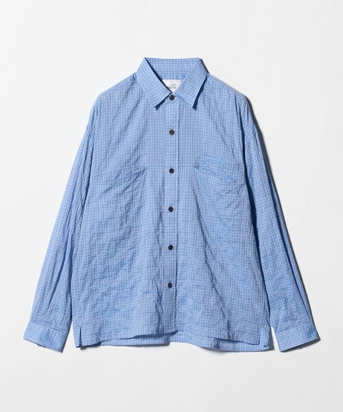 UNITED ARROWS & SONS(ユナイテッドアローズアンドサンズ)の「<UNITED ARROWS & SONS> UNECHECK REG SHIRT/シャツ(シャツ/ブラウス・メンズ・ライラック/ライトブルー・S/L/XL/M)」の9枚目の写真