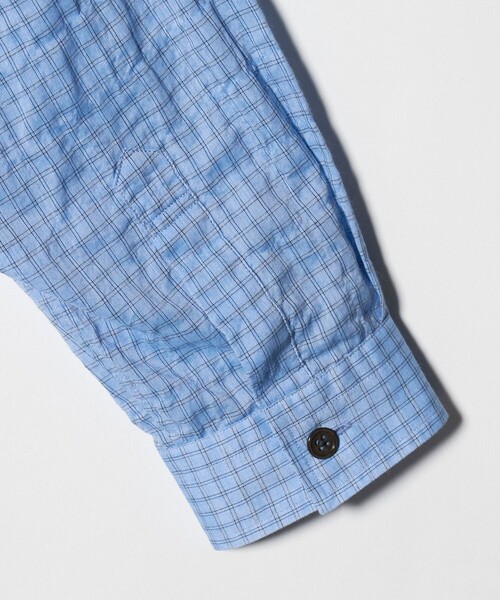 UNITED ARROWS & SONS(ユナイテッドアローズアンドサンズ)の「<UNITED ARROWS & SONS> UNECHECK REG SHIRT/シャツ(シャツ/ブラウス・メンズ・ライラック/ライトブルー・S/L/XL/M)」の12枚目の写真