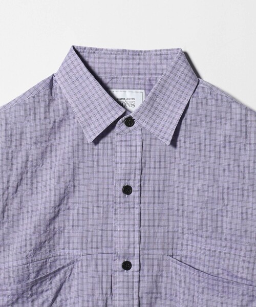 UNITED ARROWS & SONS(ユナイテッドアローズアンドサンズ)の「<UNITED ARROWS & SONS> UNECHECK REG SHIRT/シャツ(シャツ/ブラウス・メンズ・ライラック/ライトブルー・S/L/XL/M)」の19枚目の写真