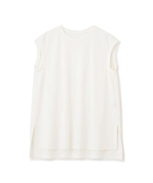 ADORE（アドーア）の「◆ハイゲージコンパクトジャージーノースリーブ（Tシャツ/カットソー・レディース・ピンク/ホワイト/ブラック・38）」の6枚目の写真