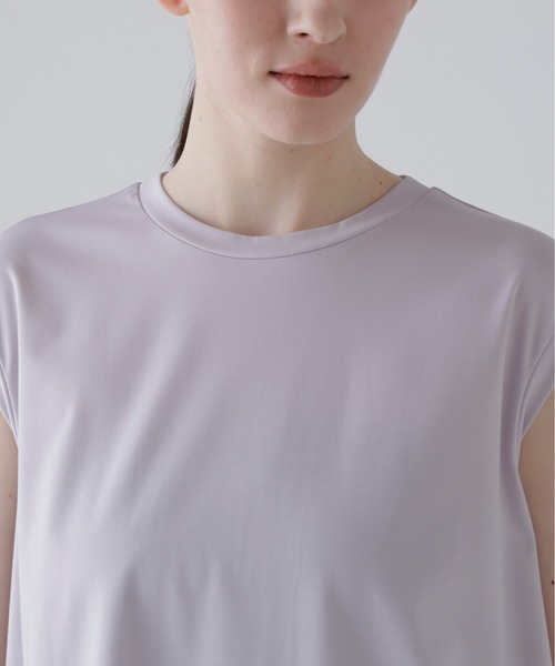 ADORE（アドーア）の「◆ハイゲージコンパクトジャージーノースリーブ（Tシャツ/カットソー・レディース・ピンク/ホワイト/ブラック・38）」の22枚目の写真