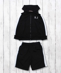 J.S.B. ハーフジップ パーカー スウェットパンツ セットアップ M スウェット スウェット ハーフジップ セットアップ」に該当する