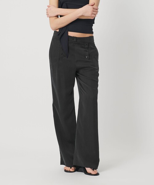 ATTISESSION(アティセッション)の「<ATTISESSION>セーラー パンツ(その他パンツ・レディース・ブラック/ダークグレー・38/36)」の2枚目の写真