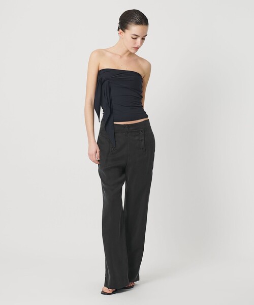 ATTISESSION(アティセッション)の「<ATTISESSION>セーラー パンツ(その他パンツ・レディース・ブラック/ダークグレー・38/36)」の5枚目の写真