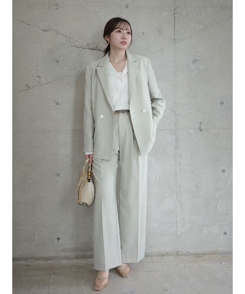 anuans（アニュアンス）の「ベーシックテーラードジャケット（テーラードジャケット・レディース・ミント/グレー/ホワイト系その他/ブラック・SMALL/MEDIUM）」の19枚目の写真