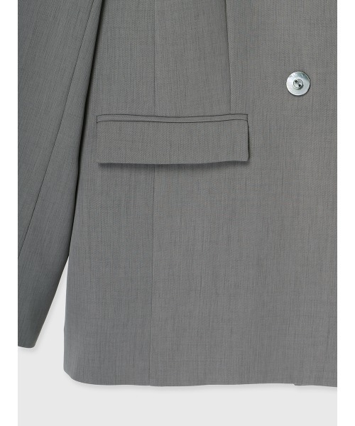 anuans（アニュアンス）の「ベーシックテーラードジャケット（テーラードジャケット・レディース・ミント/グレー/ホワイト系その他/ブラック・SMALL/MEDIUM）」の5枚目の写真