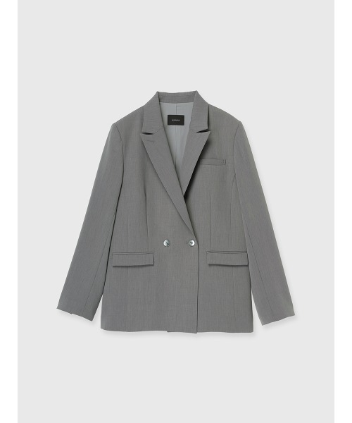 anuans（アニュアンス）の「ベーシックテーラードジャケット（テーラードジャケット・レディース・ミント/グレー/ホワイト系その他/ブラック・SMALL/MEDIUM）」の20枚目の写真