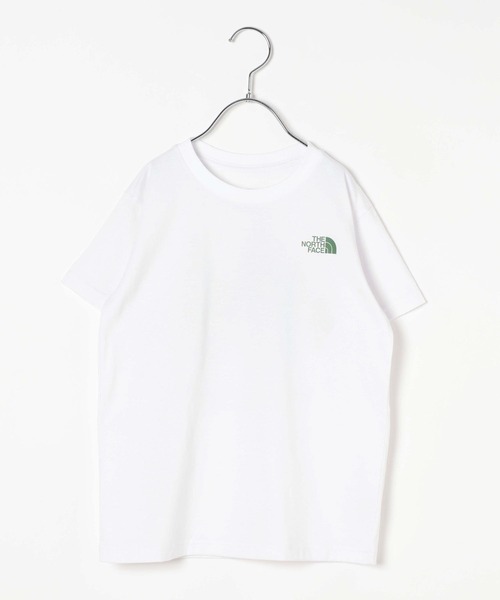 THE NORTH FACE(ザノースフェイス)の「【THE NORTH FACE(ザ・ノース・フェイス)】Shiretoko Toko T(KIDS)(Tシャツ/カットソー・キッズ・ホワイト/グレー/グリーン・140cm/160cm/150cm/130cm)」の1枚目の写真