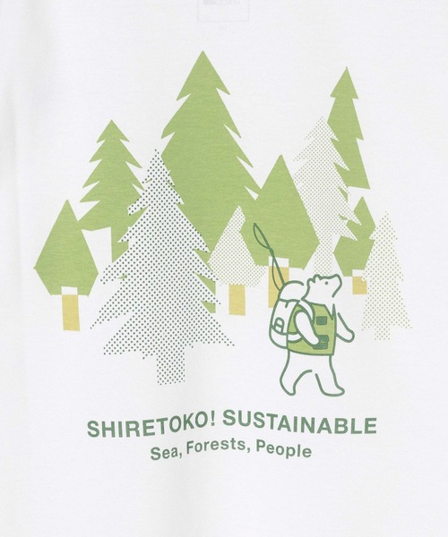 THE NORTH FACE(ザノースフェイス)の「【THE NORTH FACE(ザ・ノース・フェイス)】Shiretoko Toko T(KIDS)(Tシャツ/カットソー・キッズ・ホワイト/グレー/グリーン・140cm/160cm/150cm/130cm)」の11枚目の写真