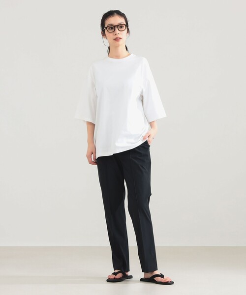 Demi-Luxe BEAMS(デミルクス ビームス)の「【7/31値下げ】AK+1 / ビッグ Tシャツ(Tシャツ/カットソー・レディース・ホワイト/チャコールグレー・ONE SIZE)」の22枚目の写真