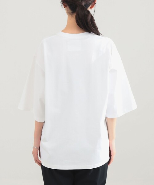 Demi-Luxe BEAMS(デミルクス ビームス)の「【7/31値下げ】AK+1 / ビッグ Tシャツ(Tシャツ/カットソー・レディース・ホワイト/チャコールグレー・ONE SIZE)」の19枚目の写真