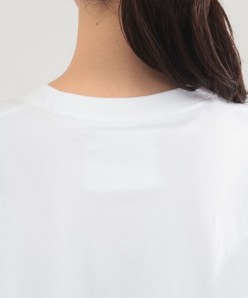 Demi-Luxe BEAMS(デミルクス ビームス)の「【7/31値下げ】AK+1 / ビッグ Tシャツ(Tシャツ/カットソー・レディース・ホワイト/チャコールグレー・ONE SIZE)」の4枚目の写真