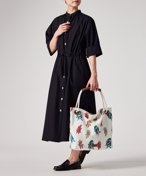 Paul Smith（ポールスミス）の「プリントキャンバスSS26 トートバッグ / 365002 WN230T（トートバッグ・レディース・オフホワイト・FREE）」の6枚目の写真