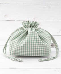 one'sterrace（ワンズテラス）の「【ワンズテラスオリジナル】Bonnie ランチ巾着 ギンガム（キッチンツール）」
