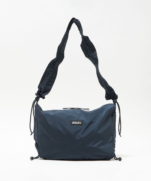 AIGLE(エーグル)の「<AIGLE> Deformation BAG(ショルダーバッグ・レディース・オフホワイト/ネイビー・FREE)」の1枚目の写真