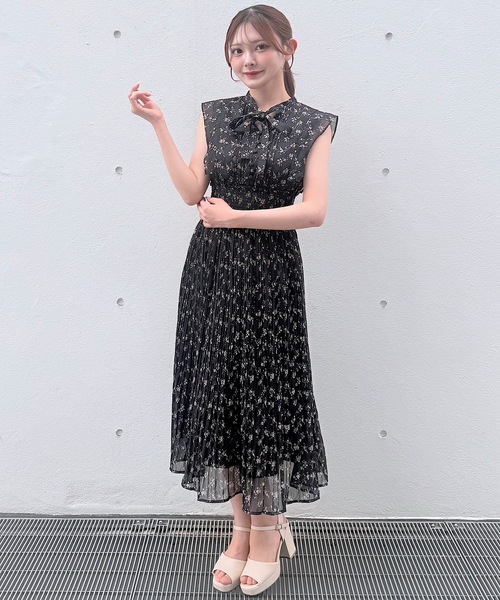 NOMAE（ノーマエ）の「リボンタイフラワーワンピース（ワンピース