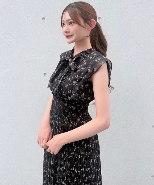 NOMAE（ノーマエ）の「リボンタイフラワーワンピース（ワンピース