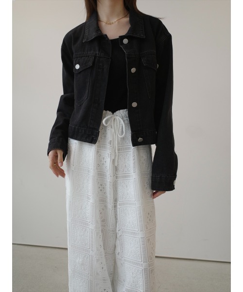 amel（エイメル）の「パネルレース ワイドパンツ ｜ ホワイト（その他パンツ・レディース・ホワイト・FREE）」の12枚目の写真