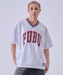 FUBU フブ ブランド Patch V Neck TShirts/パッチVネックTシャツ