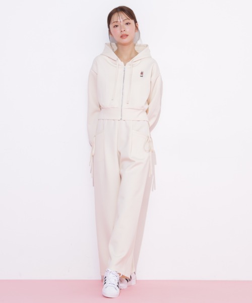 JILL by JILL STUART(ジルバイジルスチュアート)の「<BEARシリーズ>ワンポイント刺繍パーカー(パーカー・レディース・ホワイト/グレー/ピンク・FREE)」の19枚目の写真