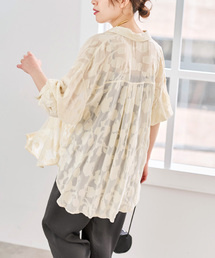 Spick & Span（スピックアンドスパン）の「HYU フラワージャガードシャツ（シャツ/ブラウス）」