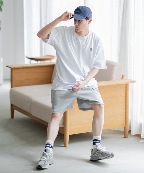 En serio TOKYO(エンソリオトーキョー)の「【SIDEWAYSTANCE】刺繍スケボーダウナーベア半袖Tシャツ SIDE24-055(Tシャツ/カットソー・メンズ・アッシュ/ブラック/カーキ/ホワイト・SMALL/MEDIUM/LARGE/X-LARGE)」の18枚目の写真