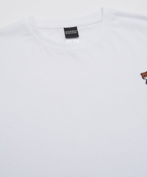 En serio TOKYO(エンソリオトーキョー)の「【SIDEWAYSTANCE】刺繍スケボーダウナーベア半袖Tシャツ SIDE24-055(Tシャツ/カットソー・メンズ・アッシュ/ブラック/カーキ/ホワイト・SMALL/MEDIUM/LARGE/X-LARGE)」の7枚目の写真