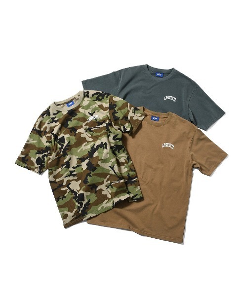 LFYT(エルエフワイティー)の「LFYT ラファイエット - ARCH LOGO WASHED TEE 半袖Tシャツ LS260101(Tシャツ/カットソー・メンズ・ブラウン/カモフラージュ/ブラック・MEDIUM/LARGE/X-LARGE/XX-LARGE/SMALL)」の16枚目の写真