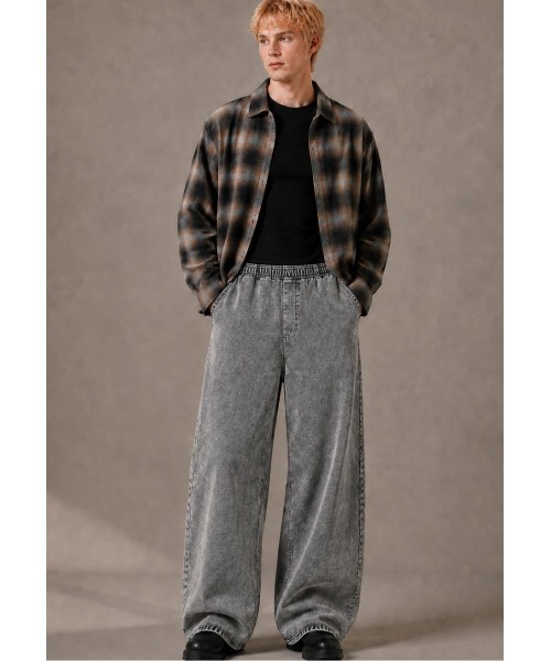 Sakka(サッカ)の「ケミカル加工スエットカーブパンツ(その他パンツ・メンズ・グレー・LARGE/MEDIUM)」の10枚目の写真
