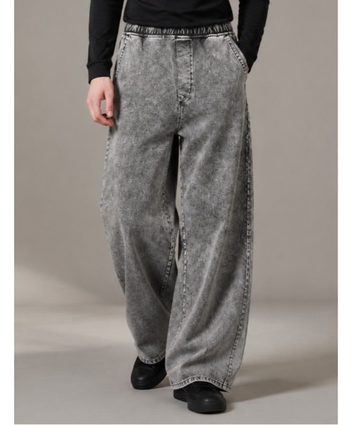 Sakka(サッカ)の「ケミカル加工スエットカーブパンツ(その他パンツ・メンズ・グレー・LARGE/MEDIUM)」の8枚目の写真