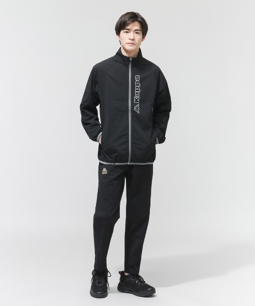 Kappa(カッパ)の「カッパ Kappa Kappaトラックジャケット(ジャージ・メンズ・ブラック/オフホワイト・M/L/LL)」の7枚目の写真