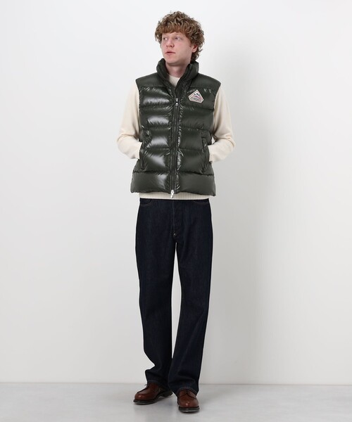 Pyrenex（ピレネックス）の「PYRENEX JOHN ナイロンダウンベスト（ダウンベスト・メンズ・ネイビー/グリーン・M）」の3枚目の写真