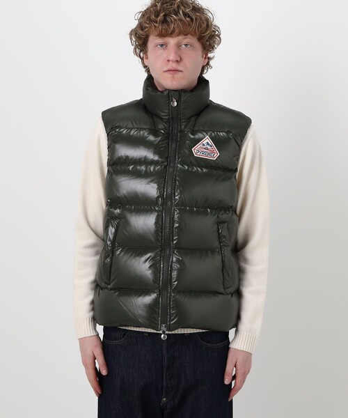 Pyrenex（ピレネックス）の「PYRENEX JOHN ナイロンダウンベスト（ダウンベスト・メンズ・ネイビー/グリーン・M）」の5枚目の写真