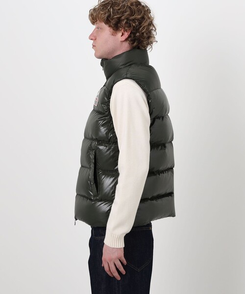 Pyrenex（ピレネックス）の「PYRENEX JOHN ナイロンダウンベスト（ダウンベスト・メンズ・ネイビー/グリーン・M）」の6枚目の写真