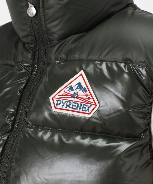 Pyrenex（ピレネックス）の「PYRENEX JOHN ナイロンダウンベスト（ダウンベスト・メンズ・ネイビー/グリーン・M）」の14枚目の写真