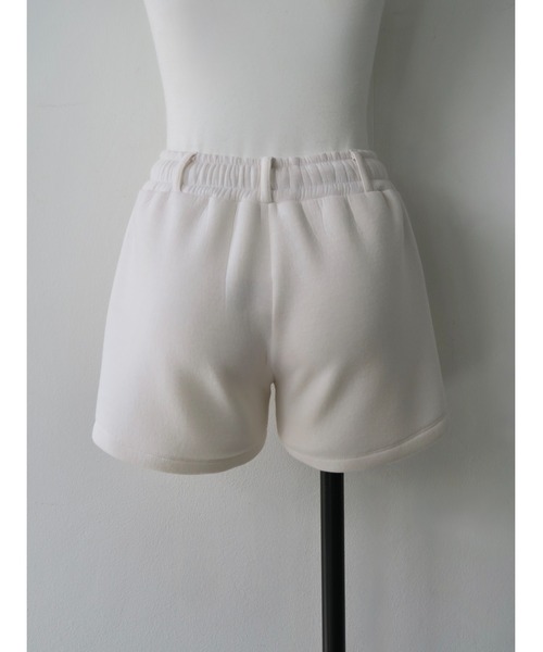 celon(セロン)の「soft minimal sweat shorts(スウェットパンツ・レディース・グレー/アイボリー・FREE)」の14枚目の写真