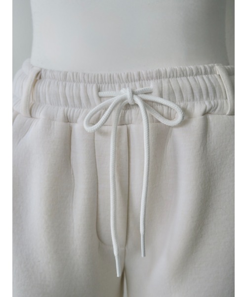 celon(セロン)の「soft minimal sweat shorts(スウェットパンツ・レディース・グレー/アイボリー・FREE)」の15枚目の写真